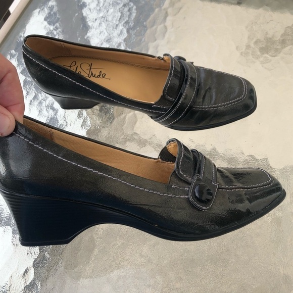 Life Stride Gun Metal Grey "Justine" heels 7M - Picture 1 of 6